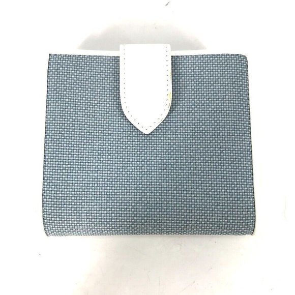 Dior Bicolor logo Double Snap Compact wallet Folded wallet Canvas/Leather blue - Picture 5 of 16